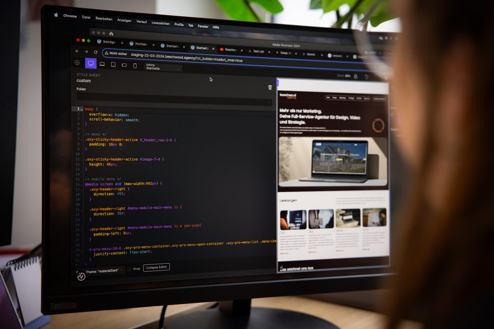 WordPress Backend